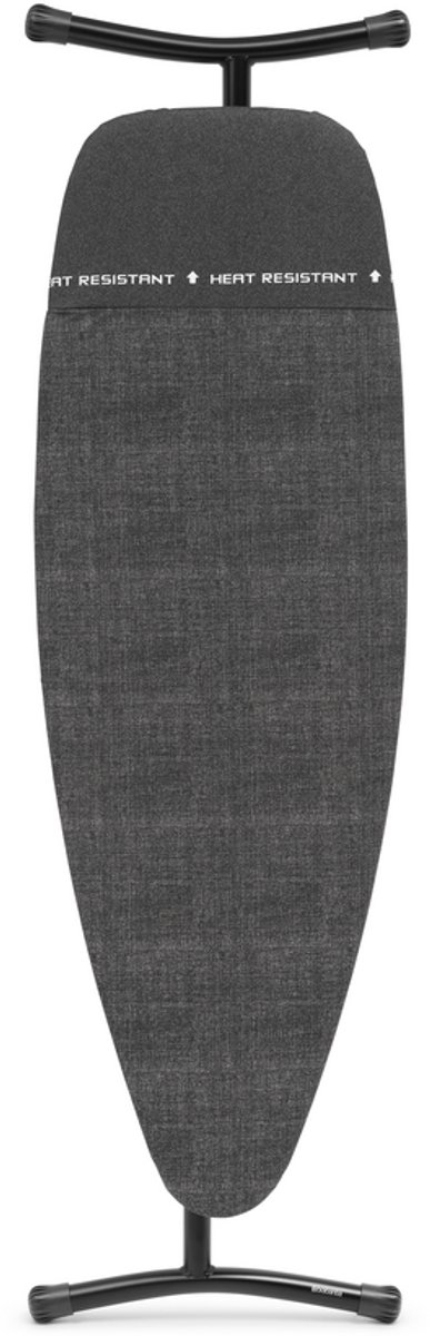 Brabantia Strijkplank D - met Hittebestendige Parkeerplaats - 135x45 cm - Denim Black