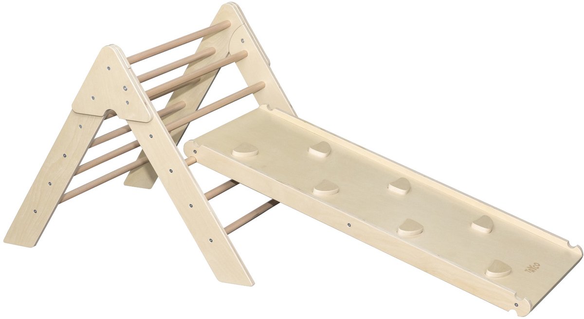 Klimrek met Glijbaan Tryco Naturel