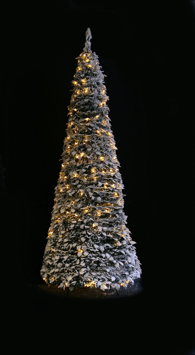 Snowtree Spiral 210x75 cm 300LED warm white K2033 Trafo kunstkerstboom FDL - Fdl
