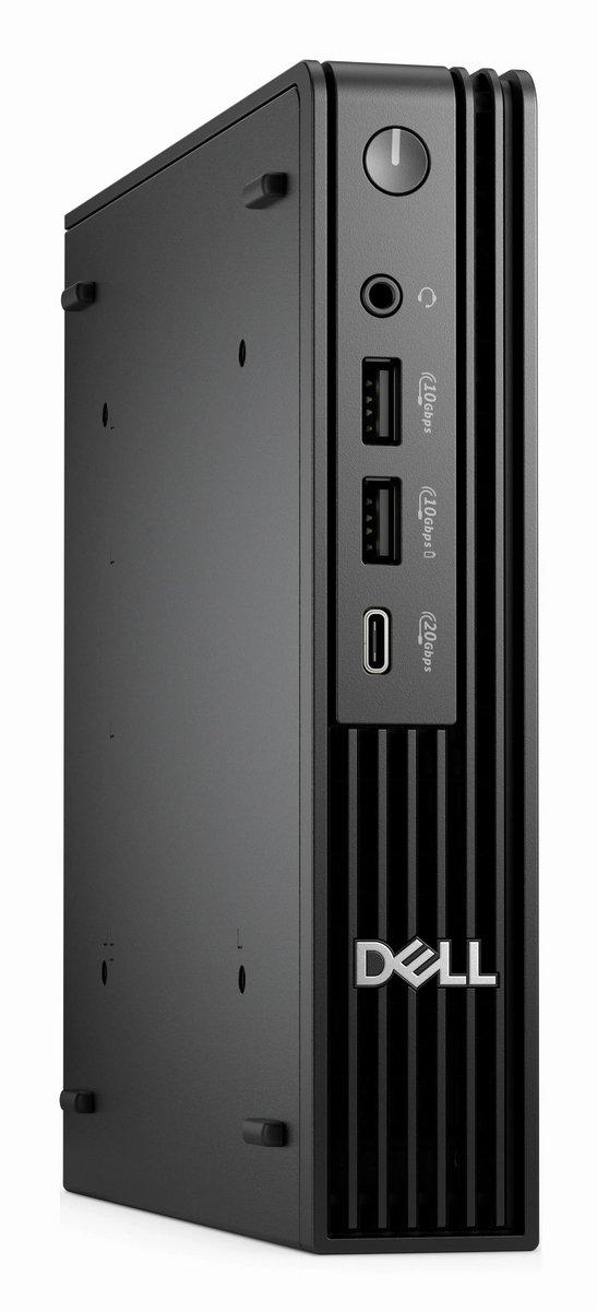 Dell Pro Micro Plus QBM1250 (D6GXR) - Mini-pc - Intel Core Ultra 5 235 - 16GB RAM - 512GB SSD - 14 cores - 5GHz Turbo