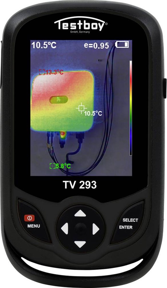 Testboy TV 293 Warmtebeeldcamera -200 tot +300 °C