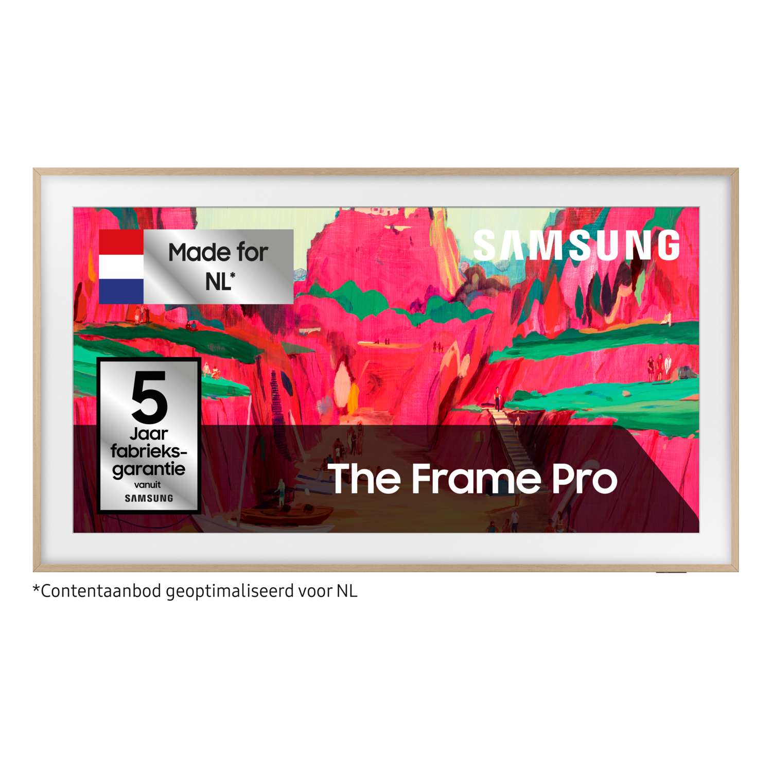 Samsung 75" The Frame Pro Ls03fw Incl. Teak Bezel (2025)