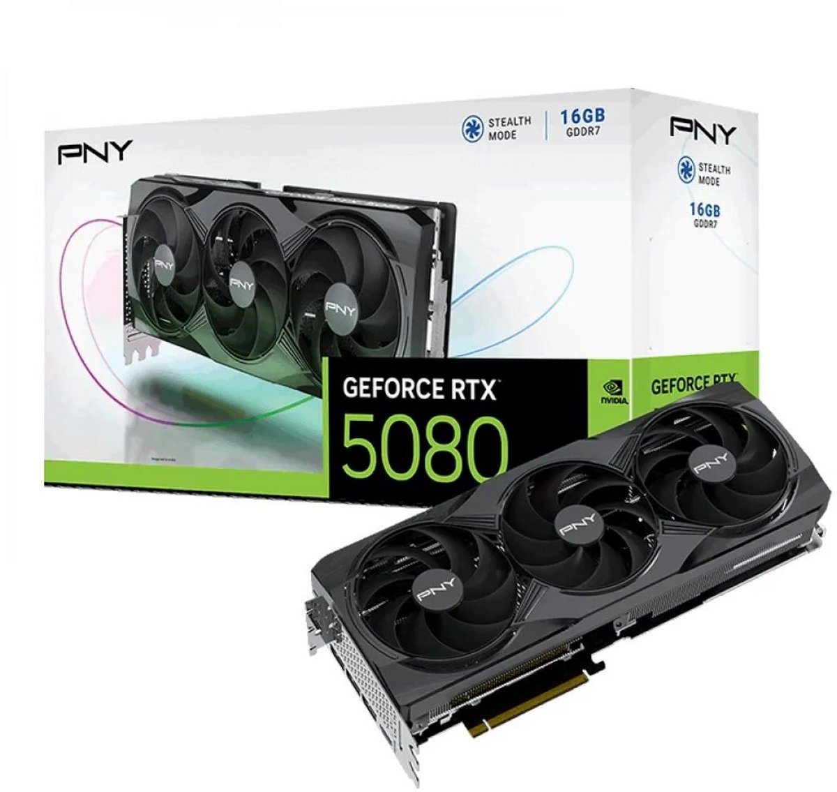 PNY Nvidia GeForce RTX 5080 Videokaart GeForce RTX 5080 16 GB GDDR7-RAM NVIDIA G-Sync