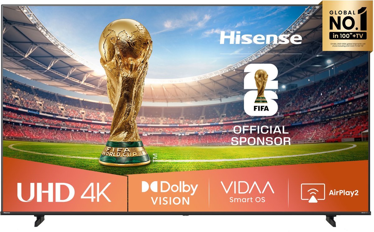 Hisense 85A6Q 4K UHD Smart XXL TV (2025) 85"