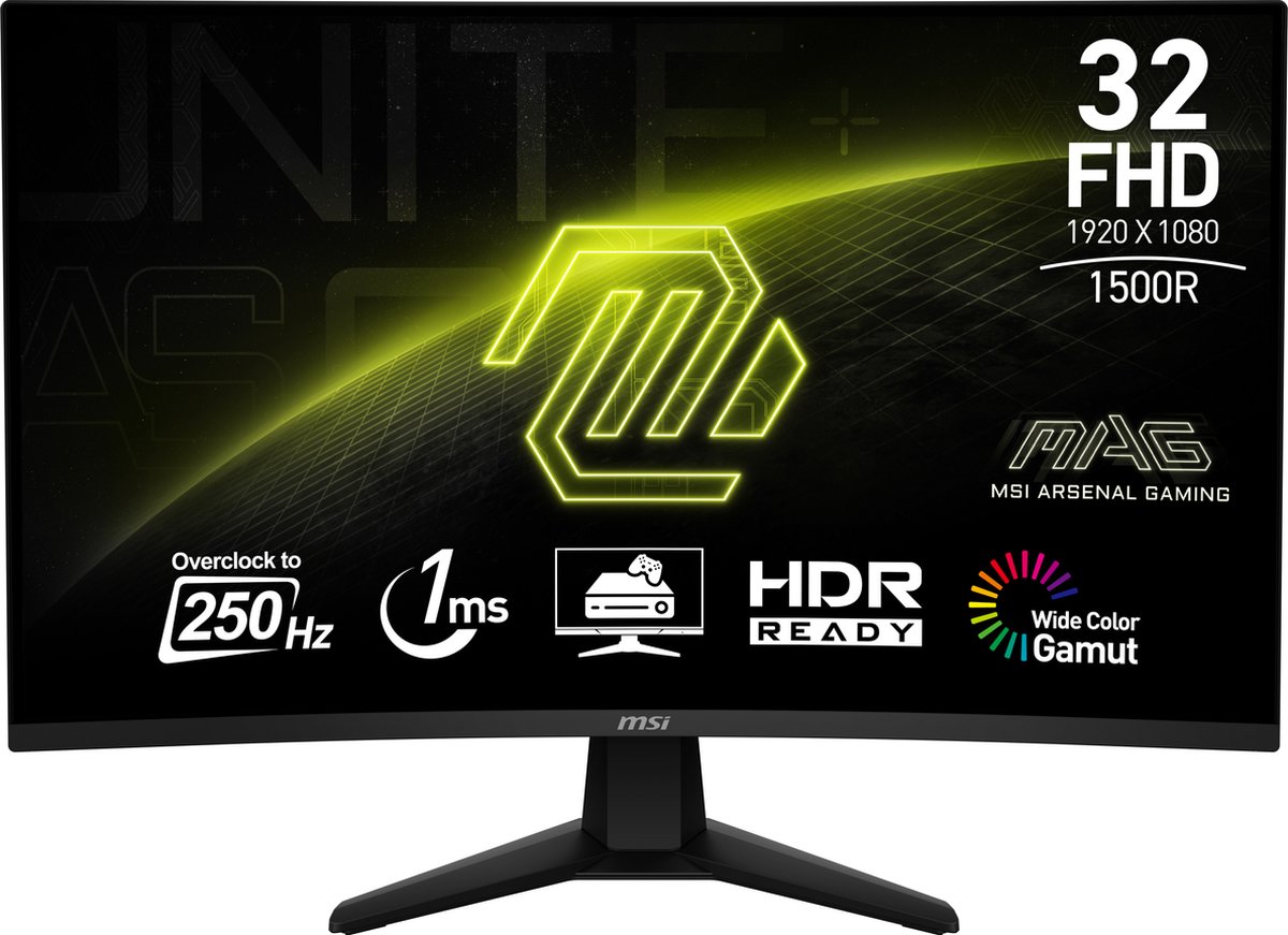 Gaming-Monitor MSI MAG 32C6X Full HD 32"180 Hz