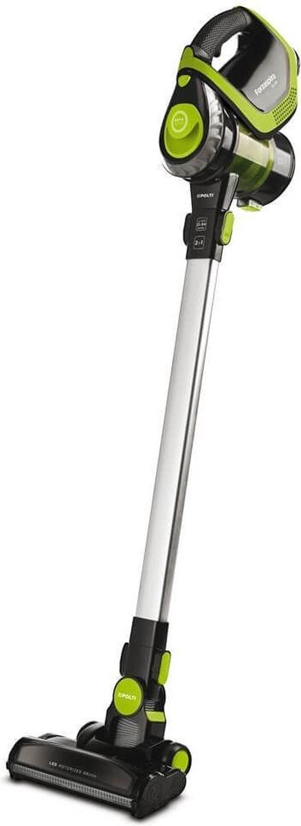 Polti Forzaspira Slim SR110 2-in-1-steelstofzuiger Batterij/Accu Droog HEPA Zakloos Zwart, Limoen, Metallic