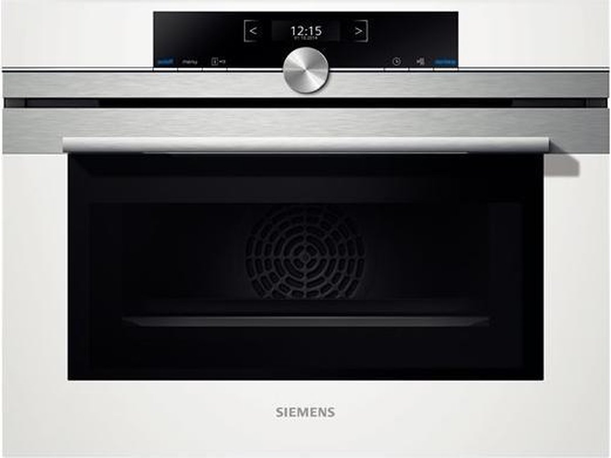 Siemens CM633GBW1 oven 45 l Roestvrijstaal, Wit