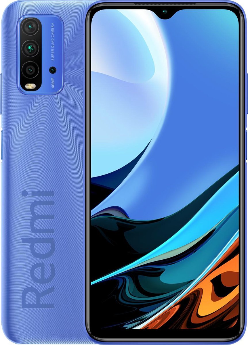 Smartphone Xiaomi Redmi 9T Blauw 4 GB RAM Qualcomm Snapdragon 662 6,53"64 GB