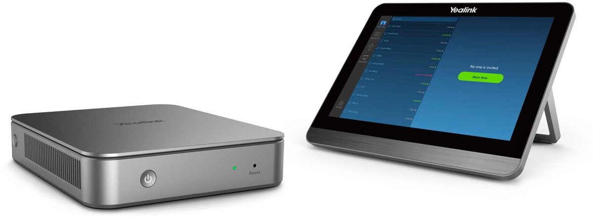 Yealink MCore + MTouch-II Intel® Core™ i5 8 GB 128 GB SSD Windows 10 IoT Enterprise Mini PC Grijs