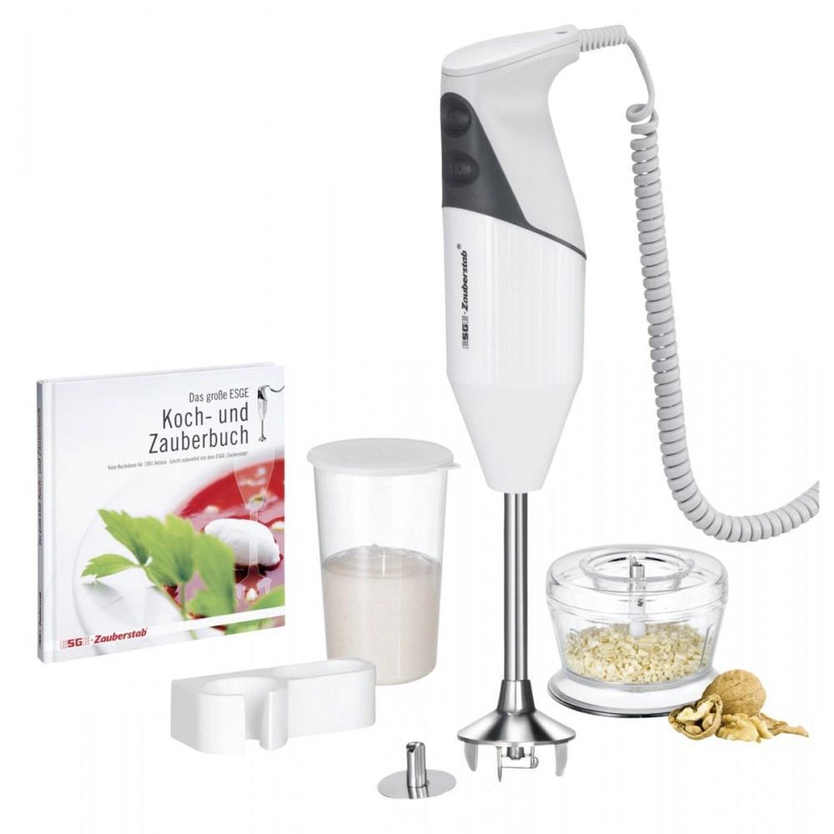 ESGE M 160 G Gourmet 0,6 l Staafmixer 160 W Antraciet, Wit