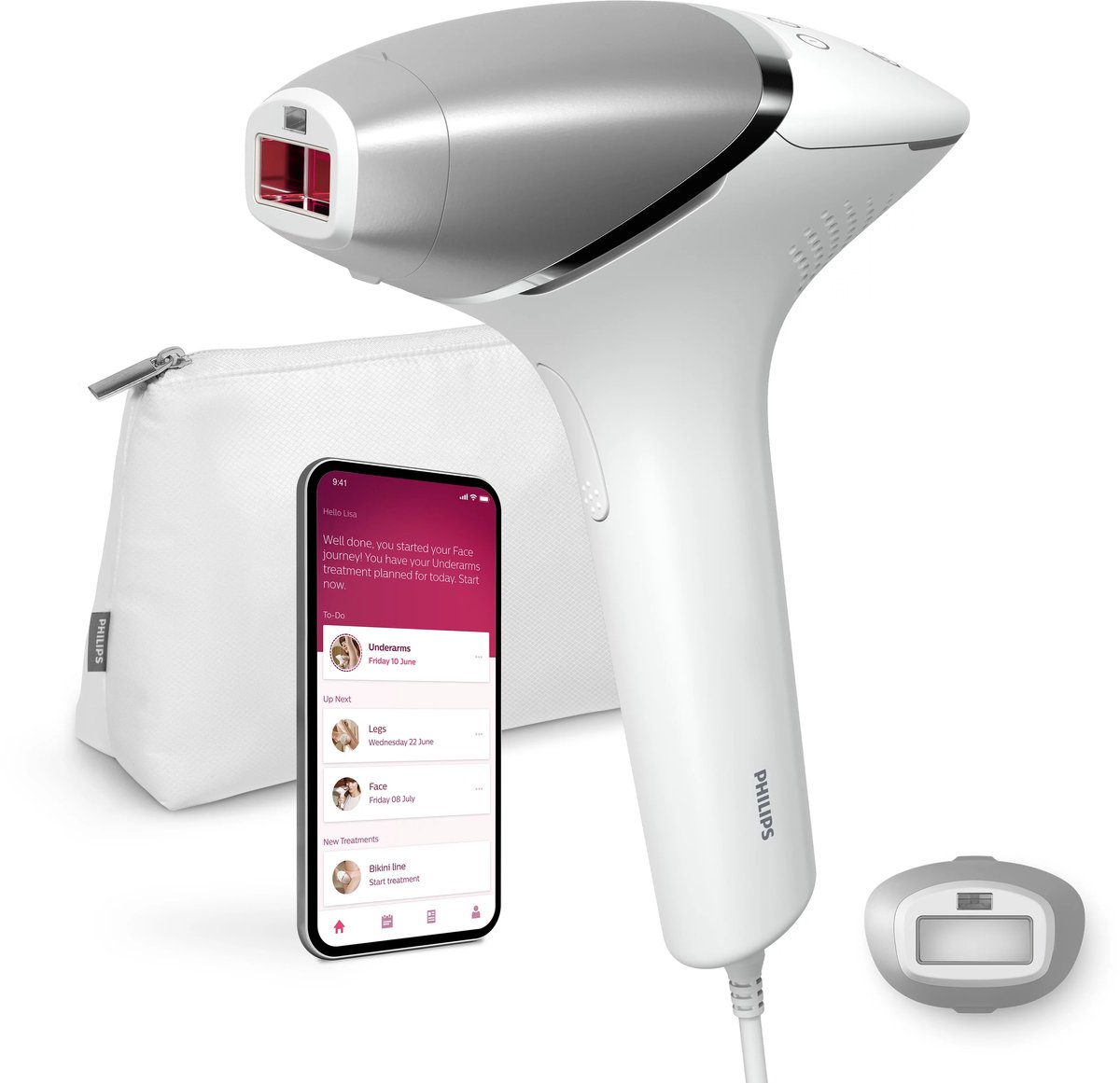 Philips Lumea Prestige Lumea IPL 8000 Series BRI940/00 IPL-ontharingsapparaat met SenseIQ
