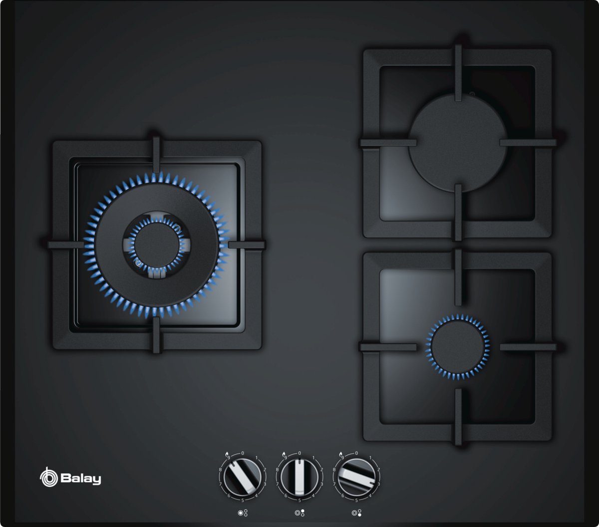 Gaskookplaat Balay 3ETG663HB 60 cm 60 cm
