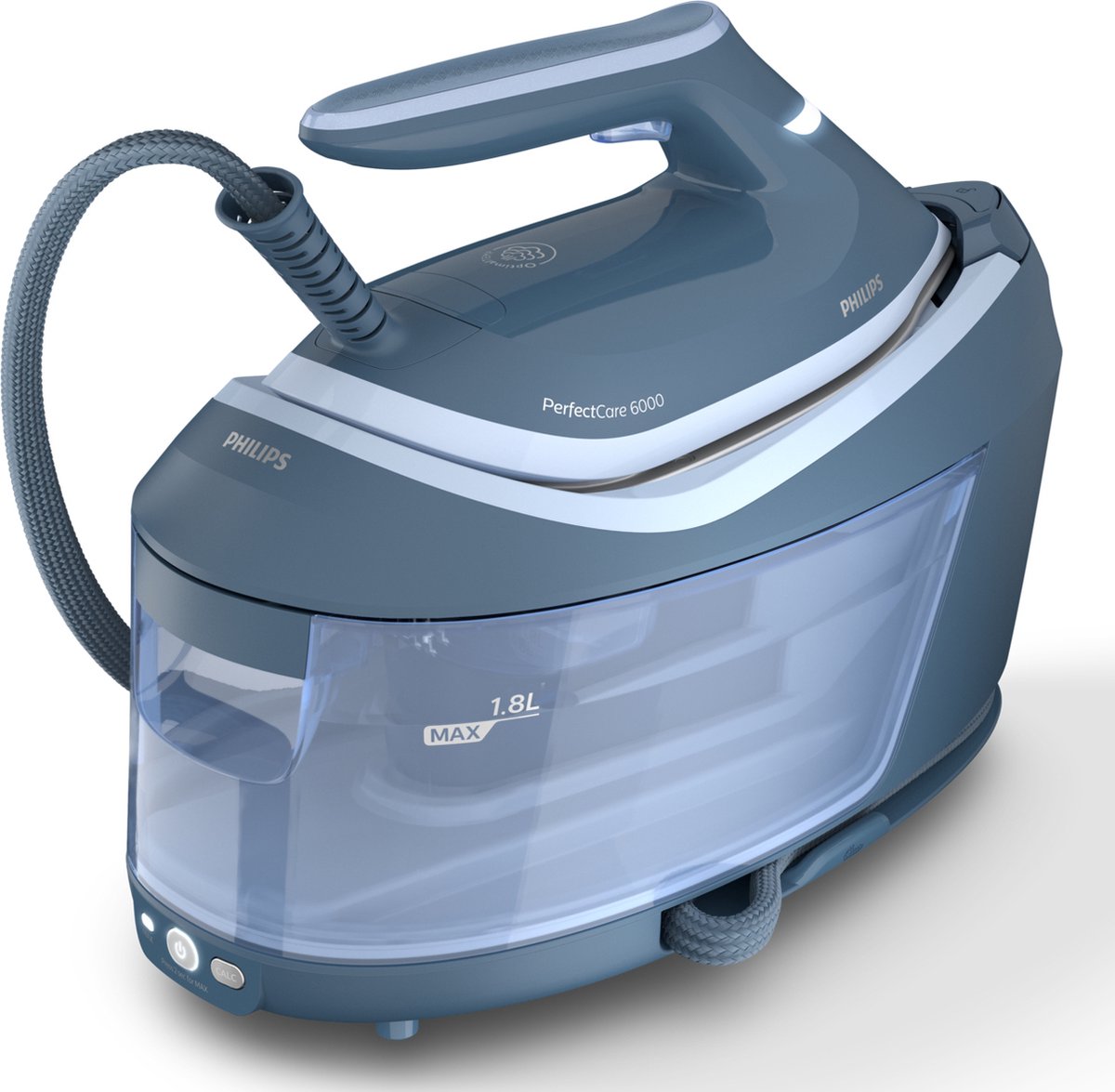 Philips 6000 series PSG6042/20 stoomstrijkijzer station 2400 W 1,8 l SteamGlide Advanced Blauw