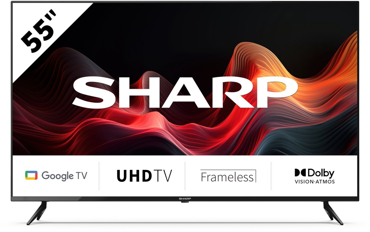 Sharp 55GL4060E tv 139,7 cm (55") 4K Ultra HD Wifi Zwart