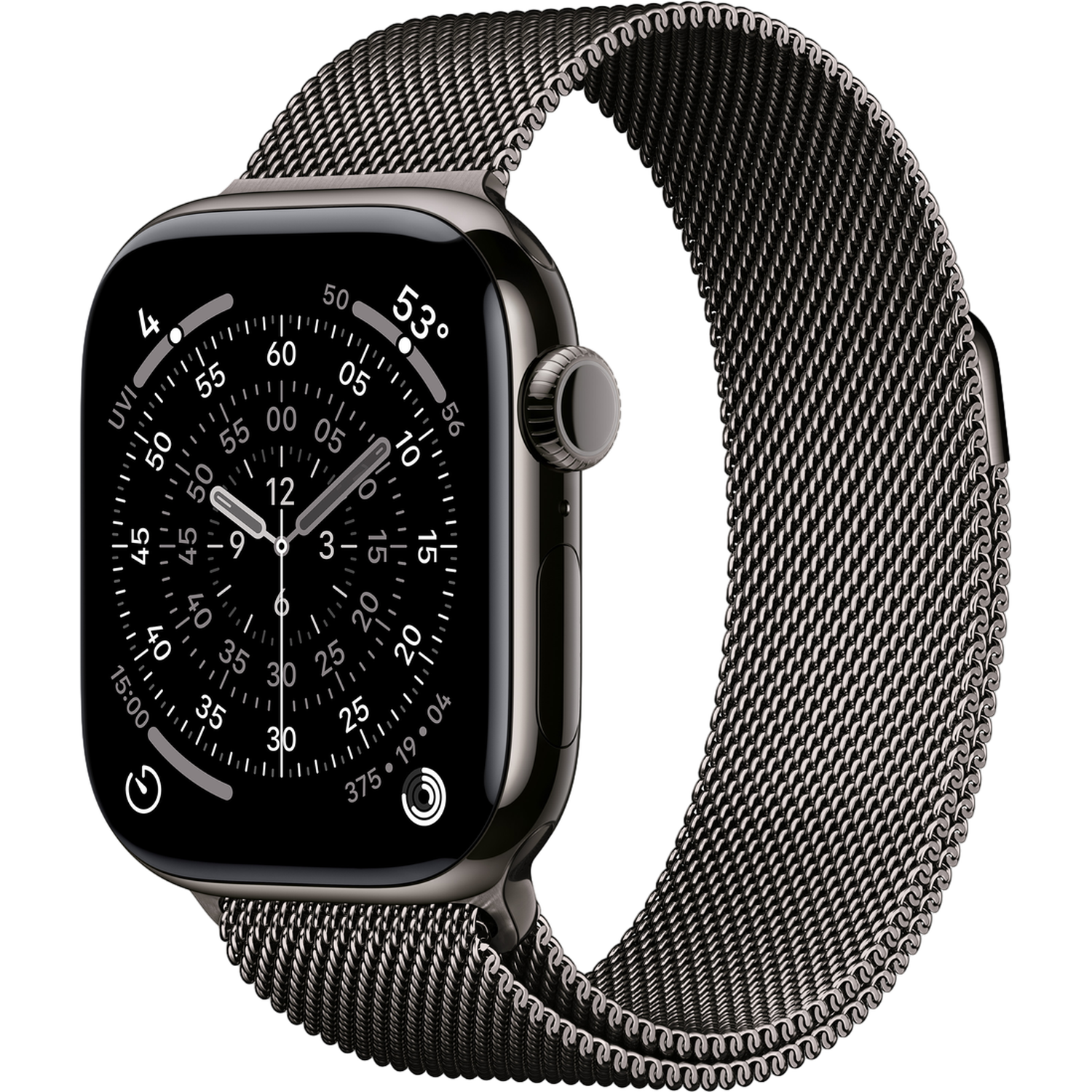 Apple Watch Series 11 gps + Cellular - 42mm titanium Case Milanese Loop Smartwatch Slate