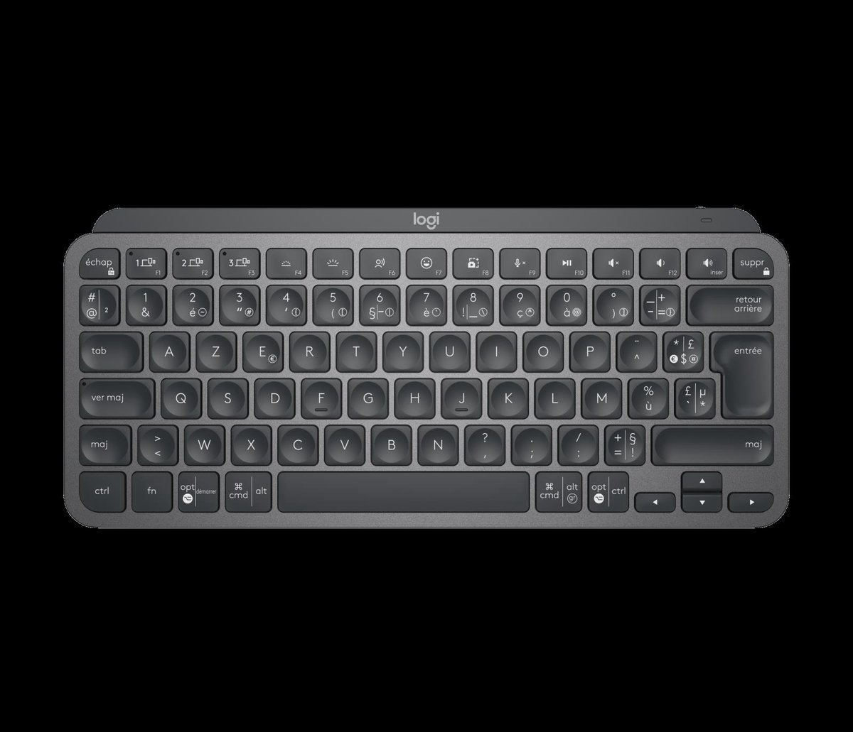 Logitech MX Keys Mini - Draadloos Toetsenbord - Logi Bolt Technologie - Azerty FR Grafiet