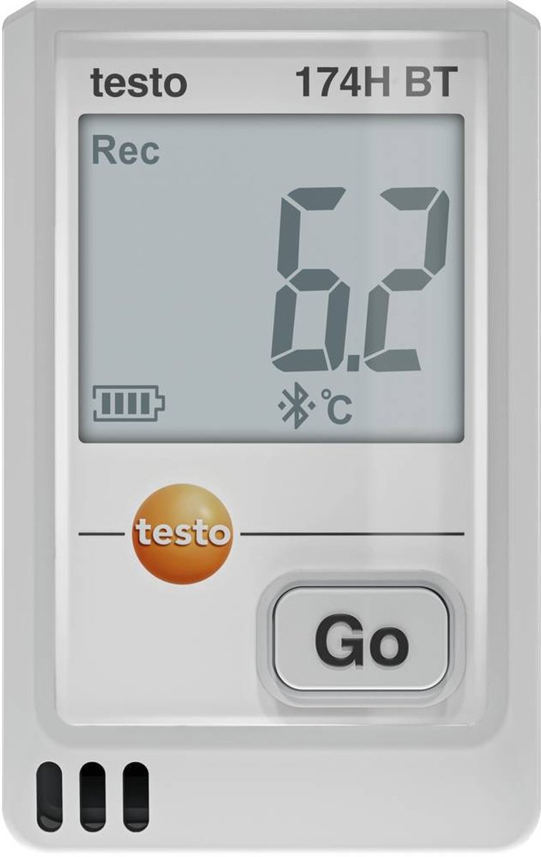 testo 0572 1743 01 174 H  BT Temperatuur datalogger, Vocht datalogger Te meten grootheid Temperatuur, Luchtvochtigheid -20 tot +70 °C 0 tot 100 % Hrel