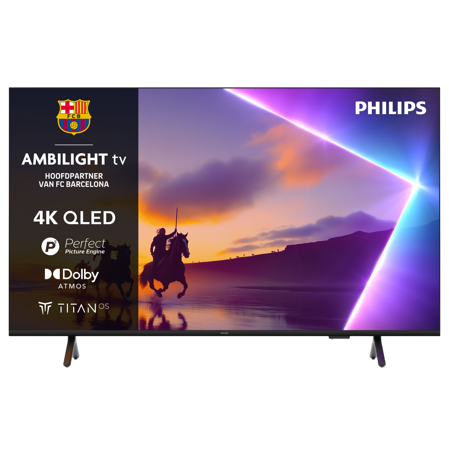 Philips 75pus8500 4k Qled Ambilight Tv 75 Inch Xxl (2025)