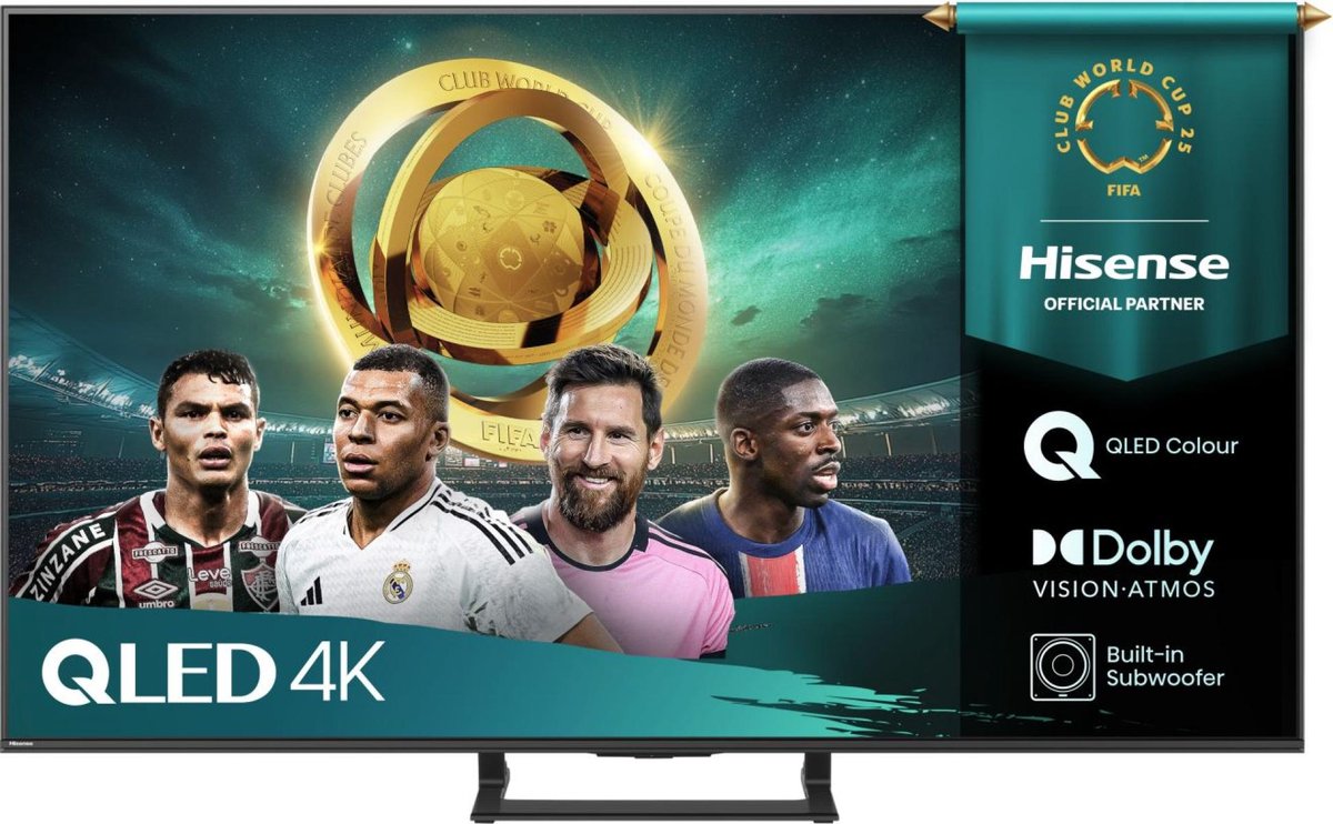 Hisense 55A7Q - Smart TV - 4K Ultra HD 55"LED HDR - Zwart (2025)
