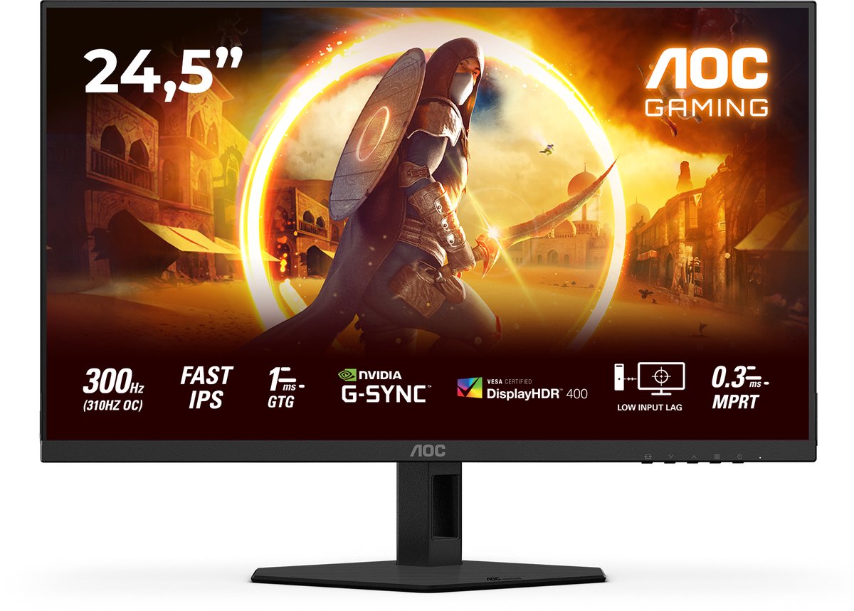 AOC G4 25G4SRE 25  Full HD 300Hz IPS Gaming Monitor