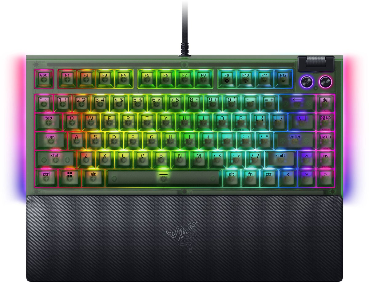 Razer BlackWidow V4 75% - US - Phantom Green Edition