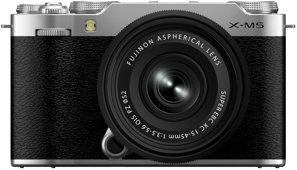 Fujifilm X-M5 + XC 15-45mm - Zilver | Systeemcamera's | 4547410547726