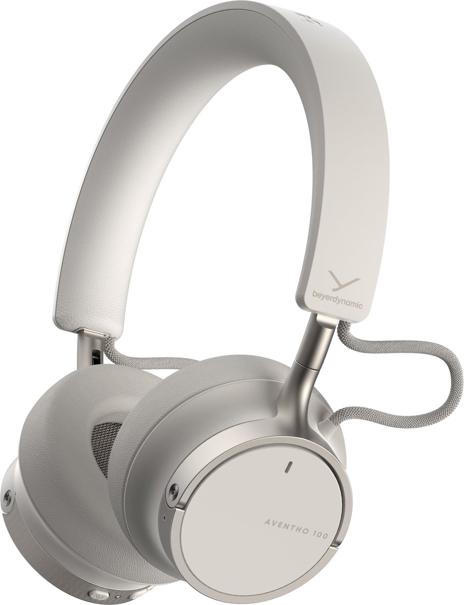 beyerdynamic Aventho 100 BT On-Ear Headphones, cream | Noise Cancelling koptelefoons | 4010118008450