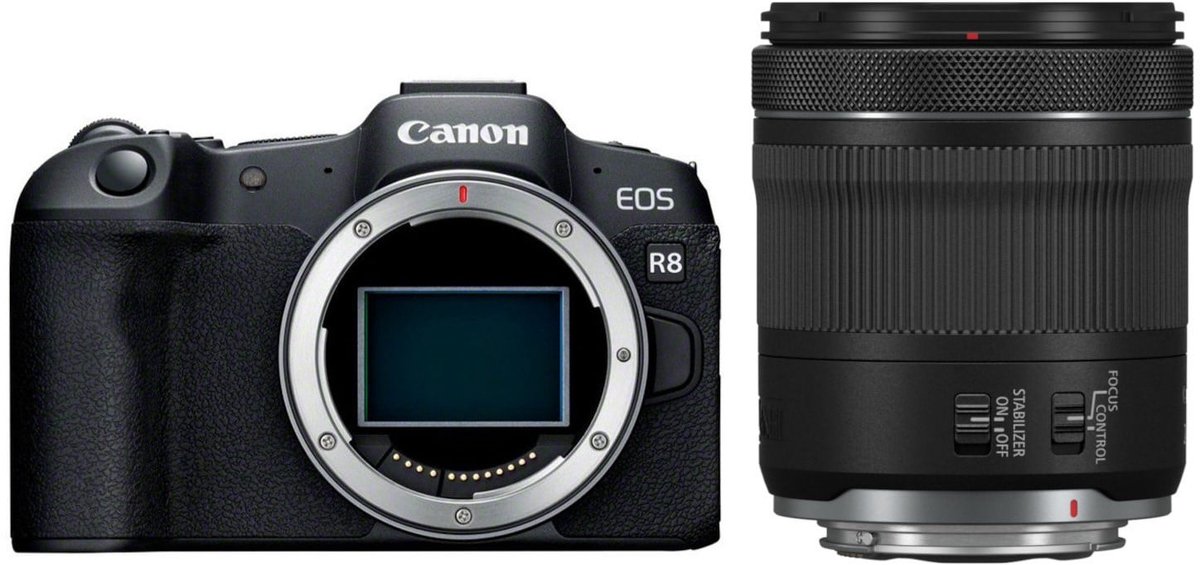 Canon EOS R8 + RF 24-105mm F4-7.1 IS STM | Systeemcamera's | 8714574693002