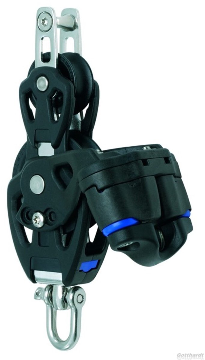 Seldén 406-001-14 PBB60 vioolblok met hondsvot en klem