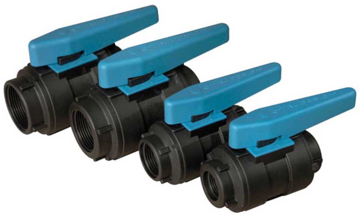 TruDesign Kogelkraan 50 mm (2 inch) BSP schroefdraad kunststof