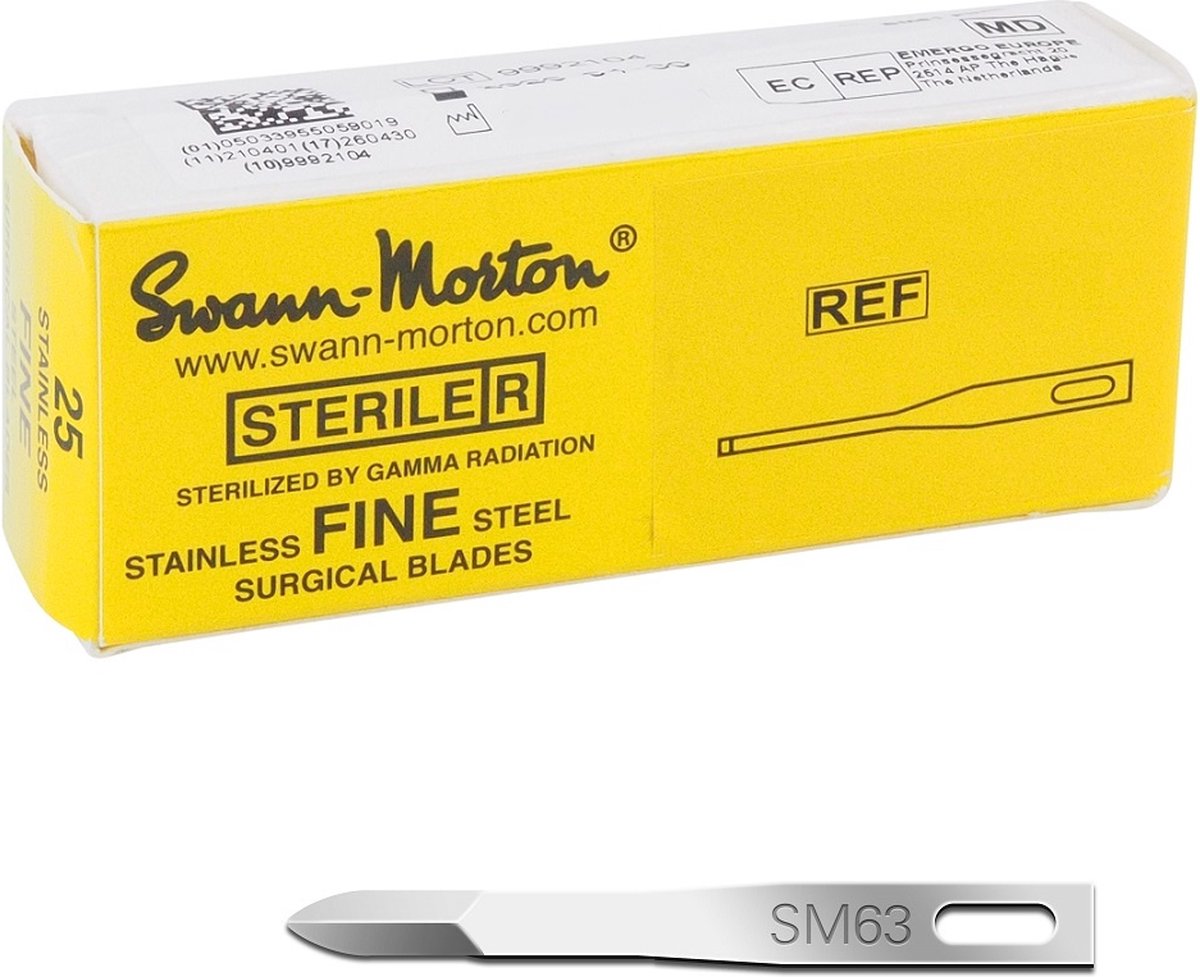 Swann-Morton Fine Blades Sterile - 25pcs SM63