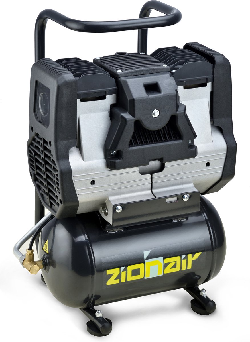 Silent compressor 230V 8 bar 6L tank