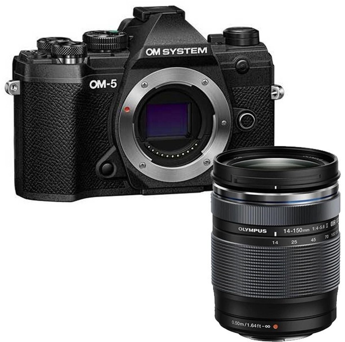 OM SYSTEM OM-5 Mark II Black + 14-150mm f/4-5.6 II