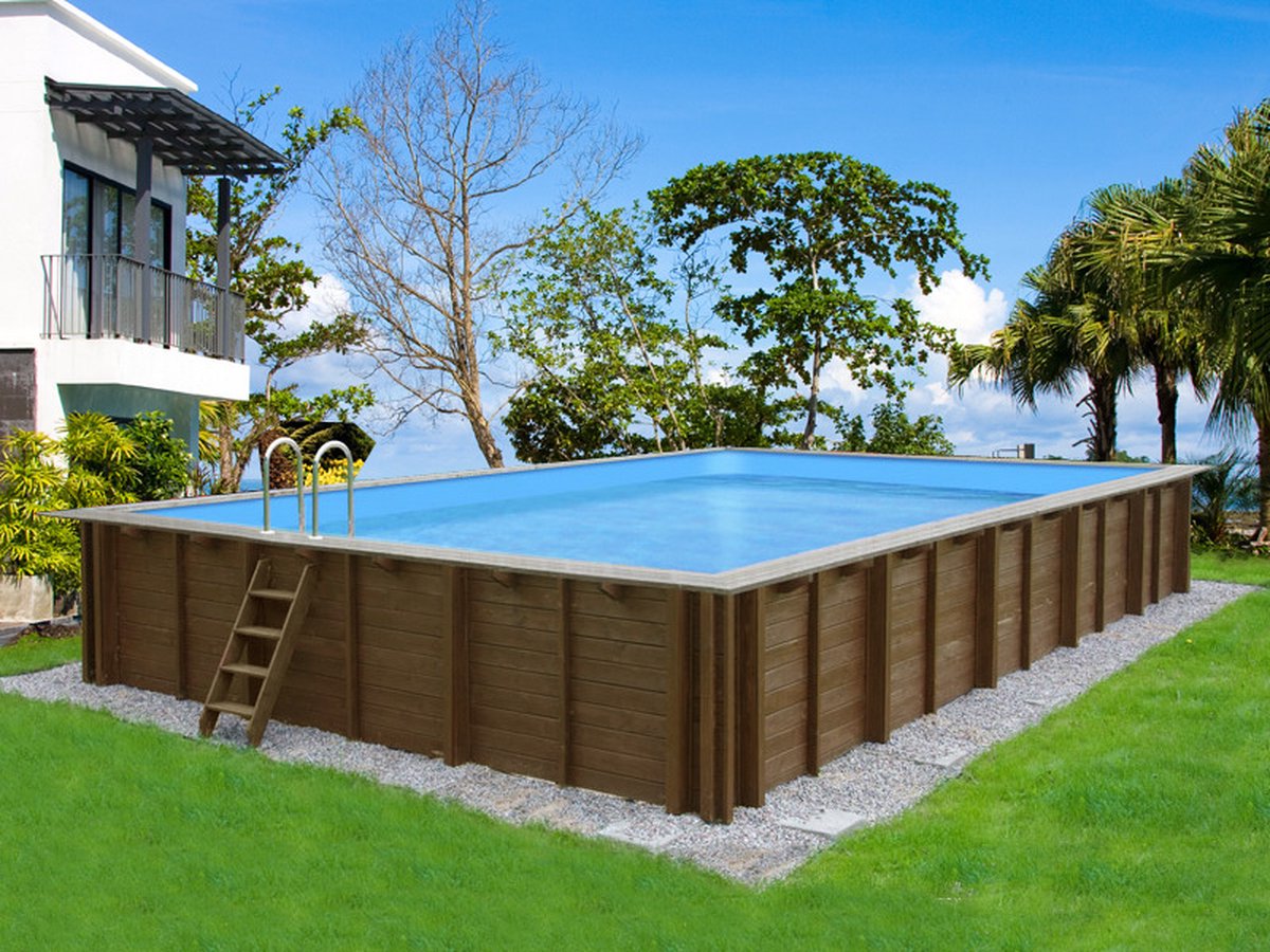 Interline  Zwembad Sumatra rechthoek 6,00x3,00m Basis pakket - Interline