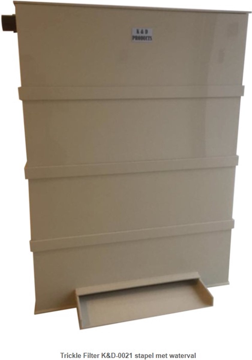 K&D Trickle filter staple wit + waterval