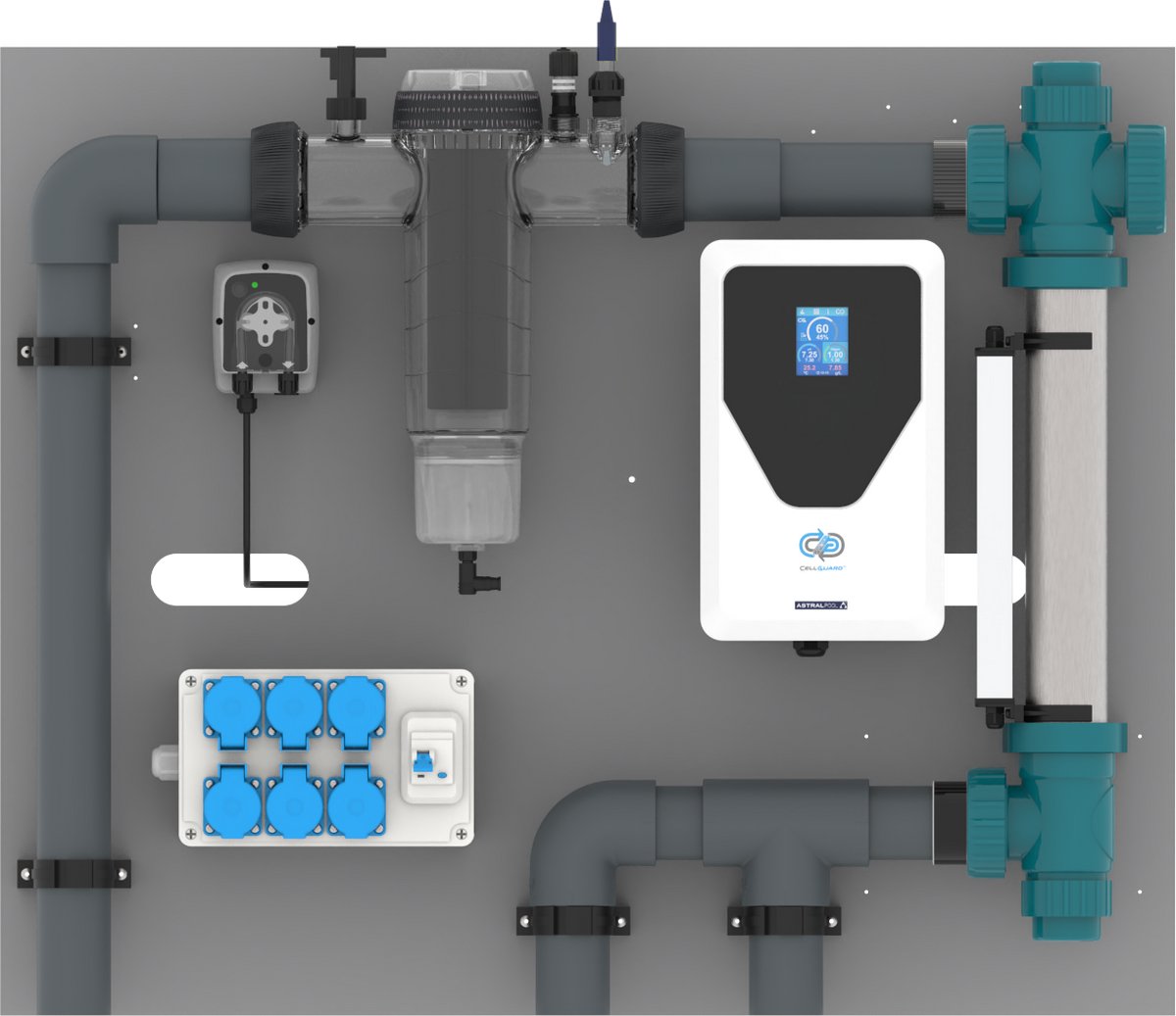 Elite Connect PLUG & PLAY Desinfectie Paneel Elite Connect LS160