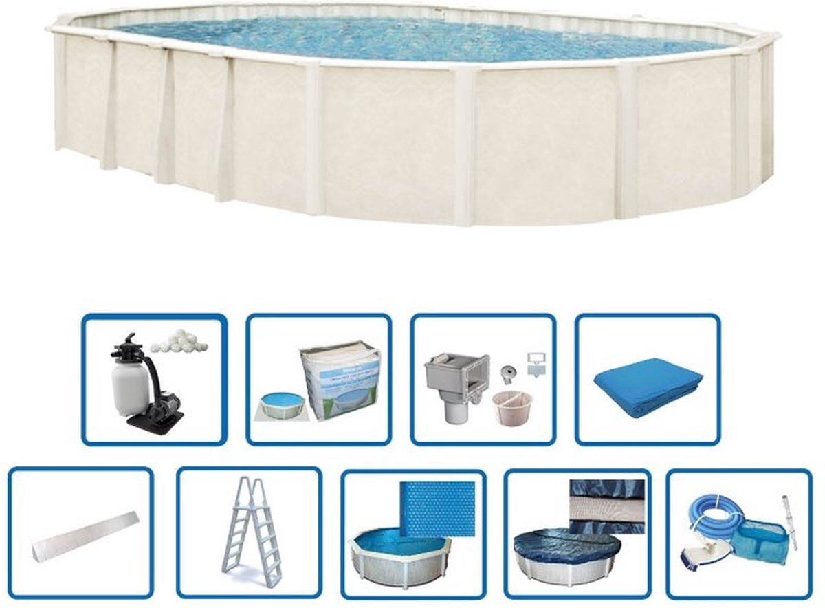 Interline  Century ovaal 7,30x3,60m Premium Pakket