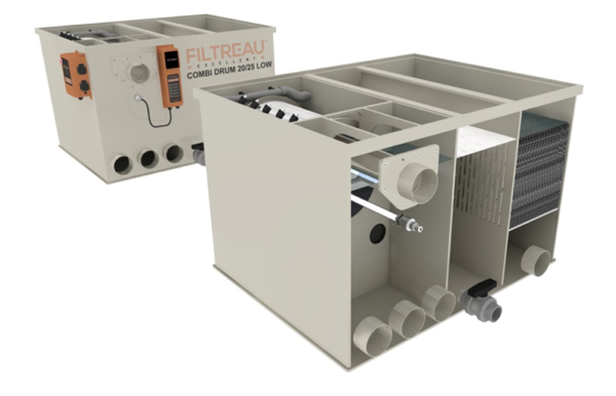 Filtreau WMC Combi Drum 20/25 Low trommelfilter