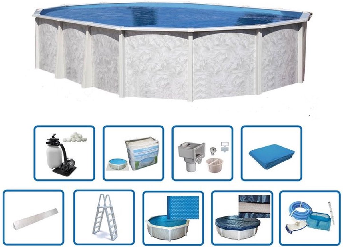 Interline  Diana ovaal 7,30x3,60m Premium pakket