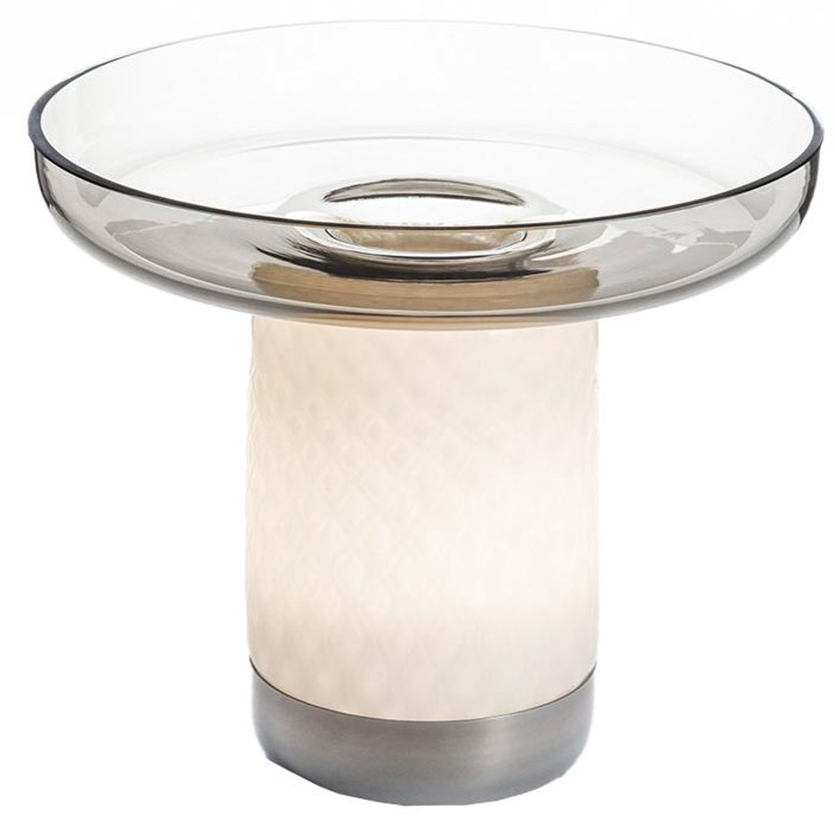 Artemide Bontà Tafellamp Met Schaal LED Oplaadbaar Grijs