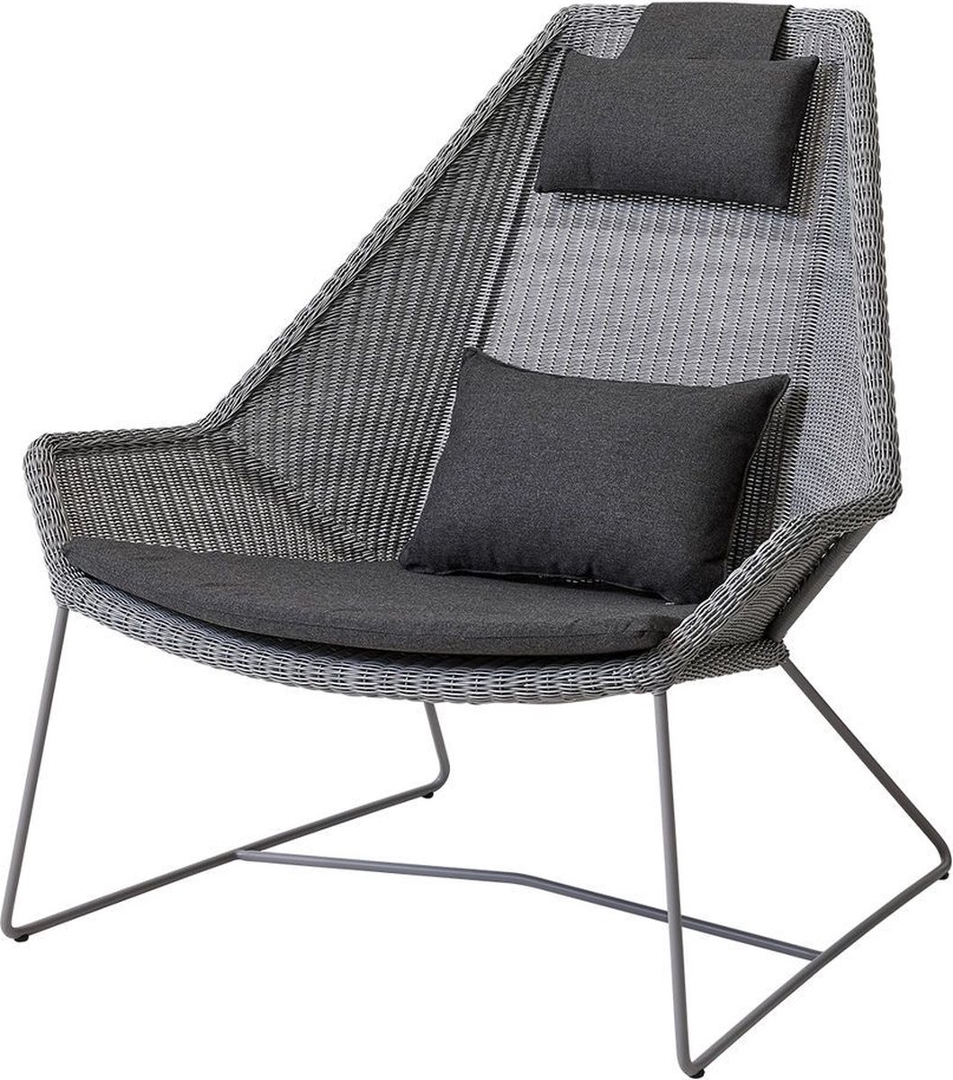 Cane-Line Zitkussen Voor Breeze Highback Lounge Fauteuil Black