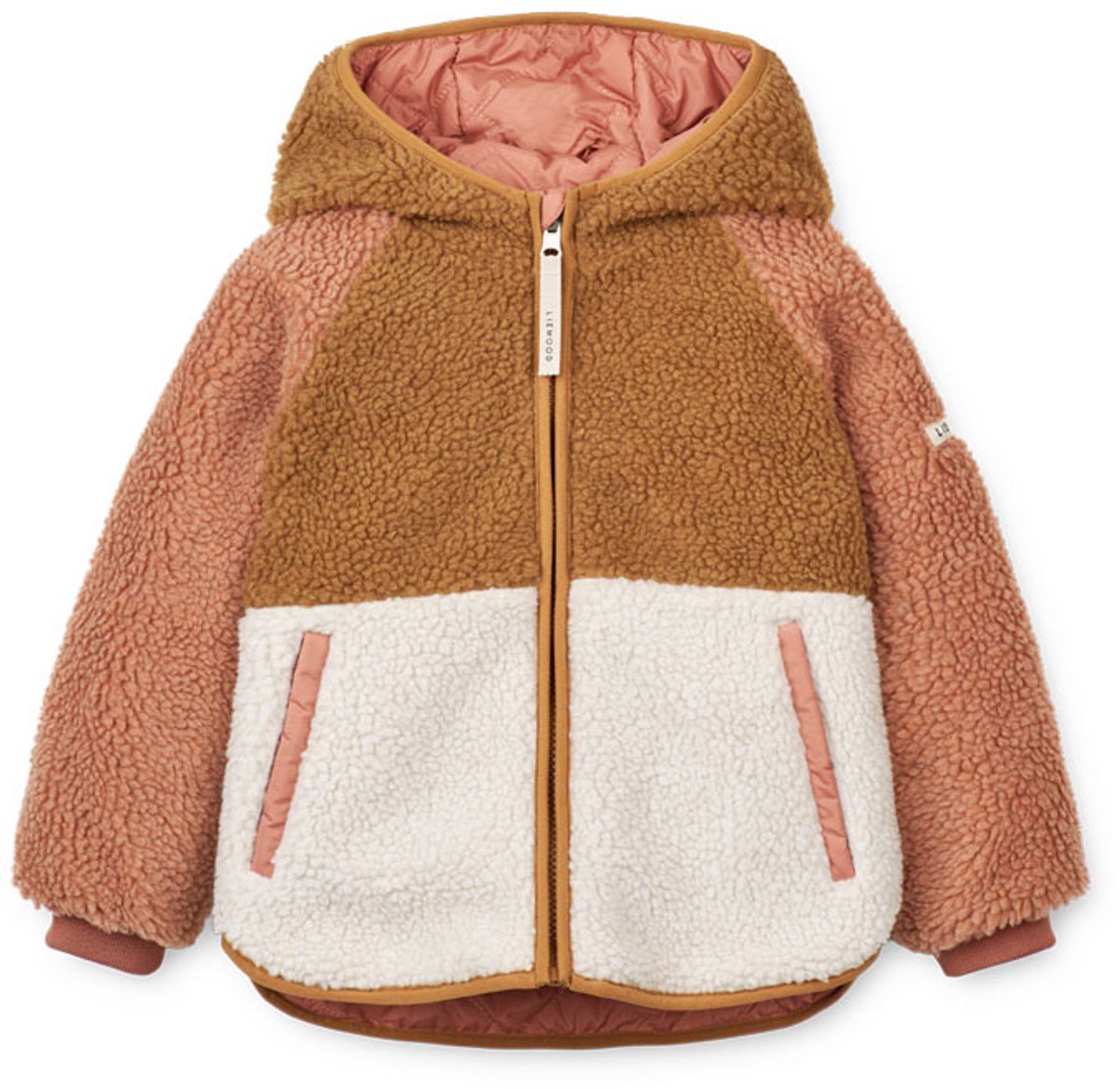 Liewood Termo/Fleece Jas - Jackson - Omkeerbaar - Toscane Rose M - Liewood - 8 jaar (128) - Thermokleding