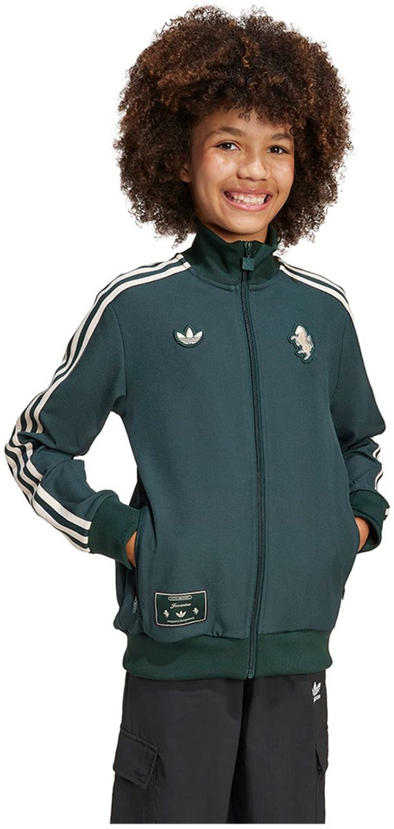 adidas Originals Cardigan - Juventus - Shadow Green - adidas Originals - 16 jaar (176) - Cardigan