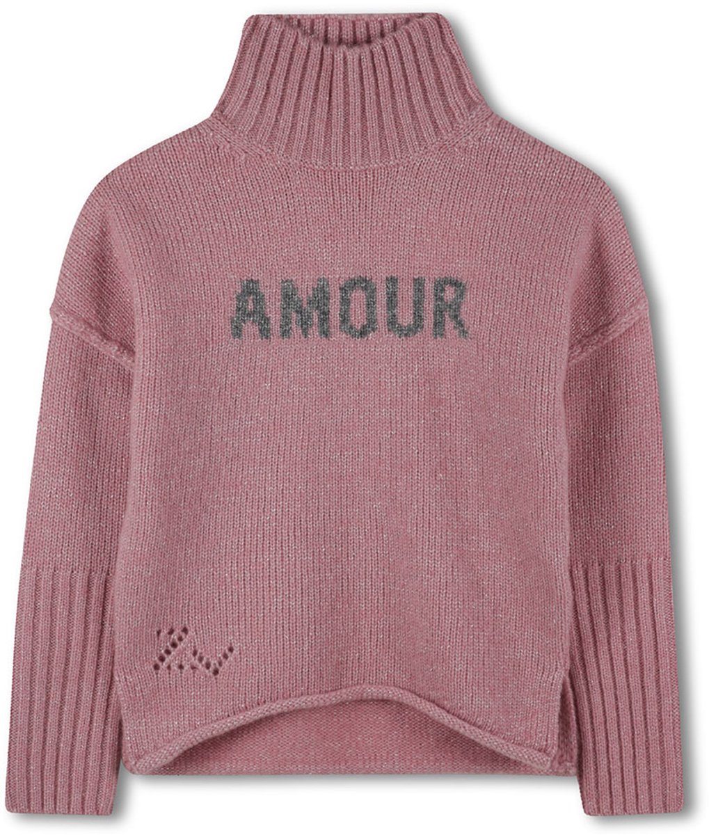 Zadig & Voltaire Blouse - Wol/Polyester - Wild Rose m. Glitter - Zadig & Voltaire - 10 jaar (140) - Shirts