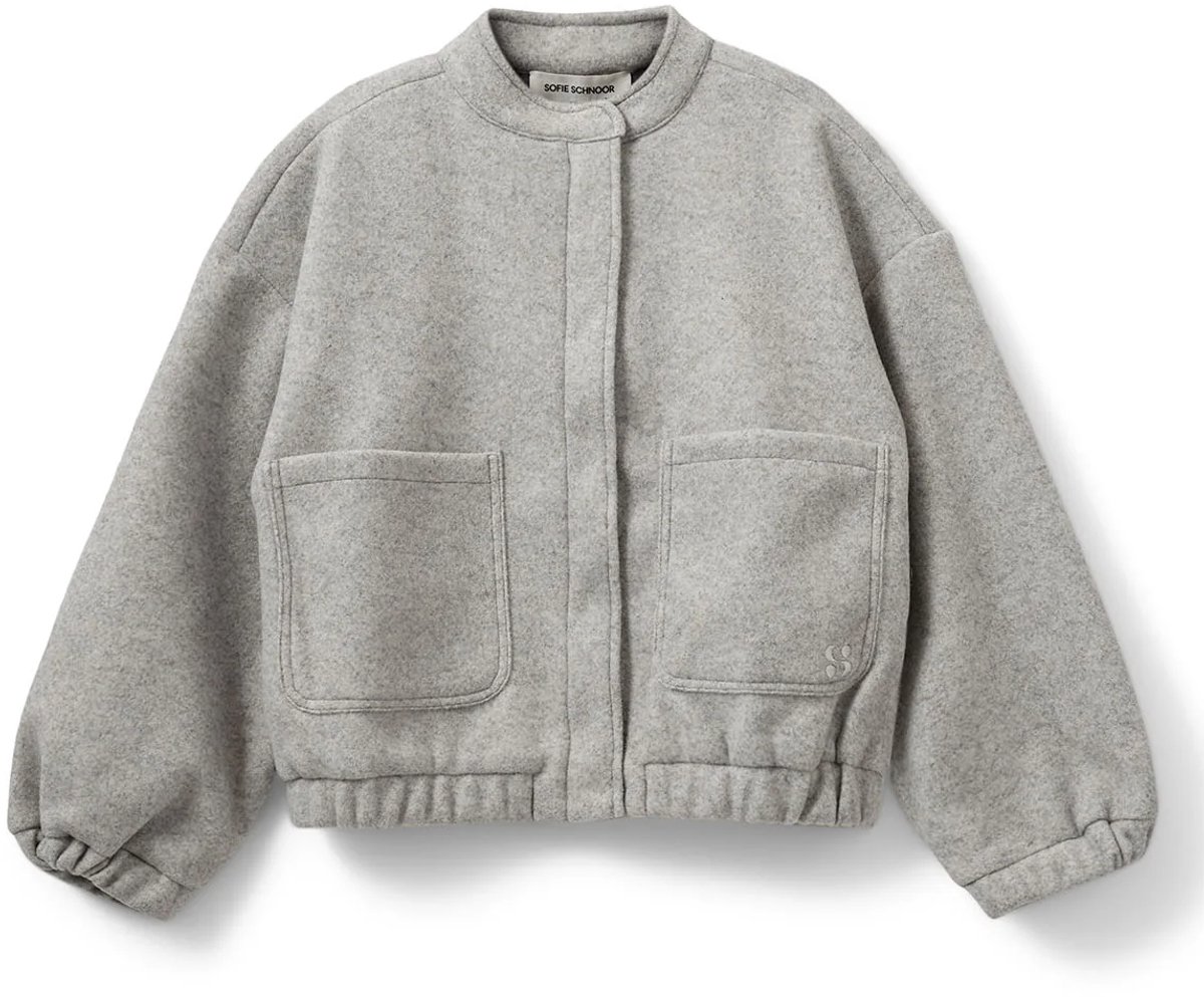 Sofie Schnoor Jas - FridaSY - Grey Melange - Sofie Schnoor - 12 jaar (152) - Winterjassen