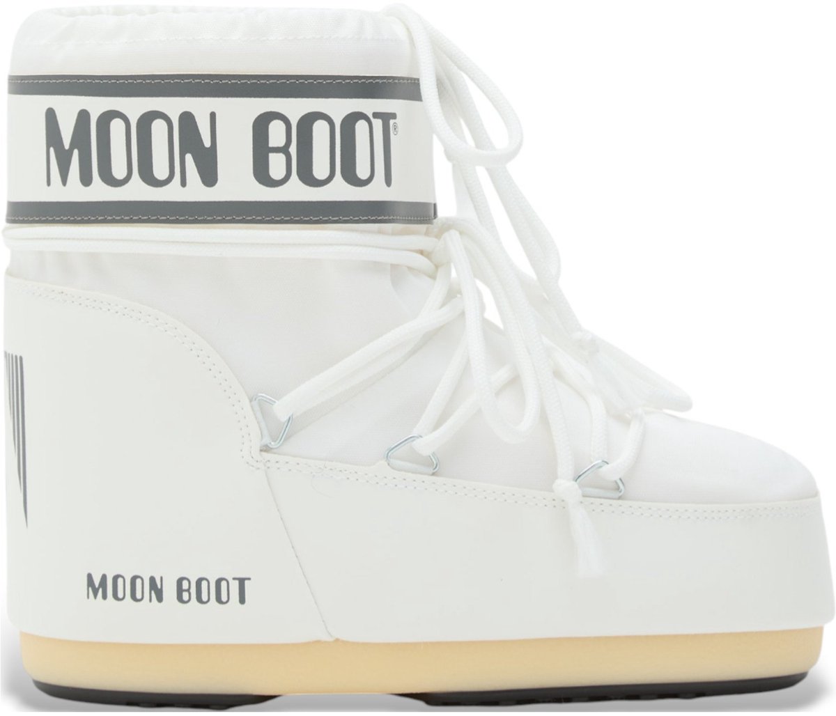 Moon Boot Winterlaarzen - Icoon Laag Nylon - Wit Mono - Moon Boot - 39/41 - Snowboots