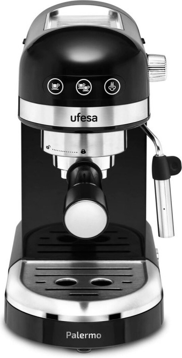 Espresso Koffiemachine UFESA PALERMO NEGRA 1,4 L 1350 W Zwart