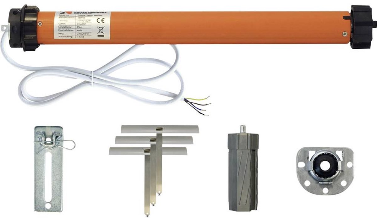 Kaiser Nienhaus Classic Mercato Master 130030 Buismotorset 60 mm 30 Nm