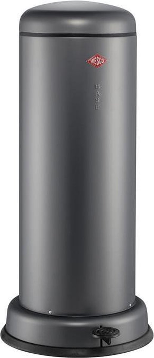 Wesco 134 731-77 - Afvalemmer met demper - 30 liter - grafiet