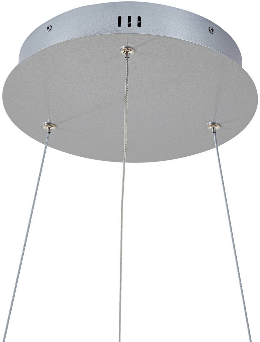 Lucande - Yonam LED hanglamp, Ø 60 cm, 1-lamp, aluminium, CCT